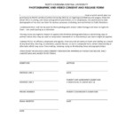 Photo Video Release Consent Form