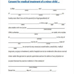 Free Minor Medical Consent Form