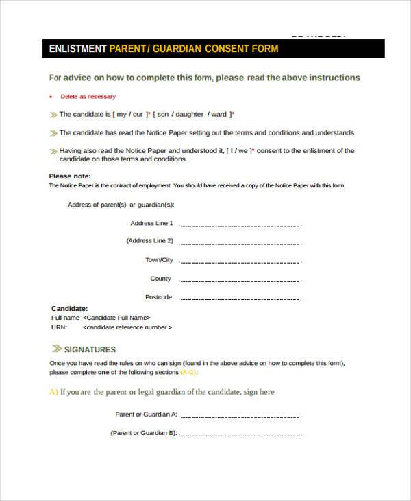 Army Opat Consent Form