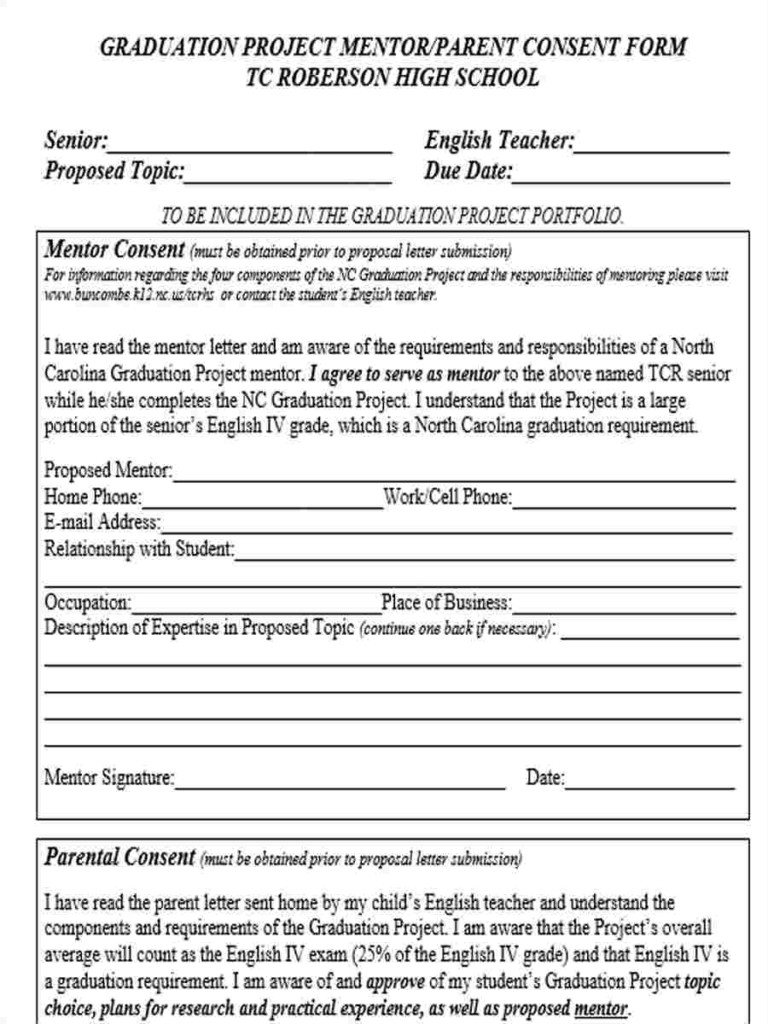 Business Consent Form