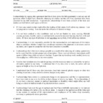 Tattoo Consent And Release Form