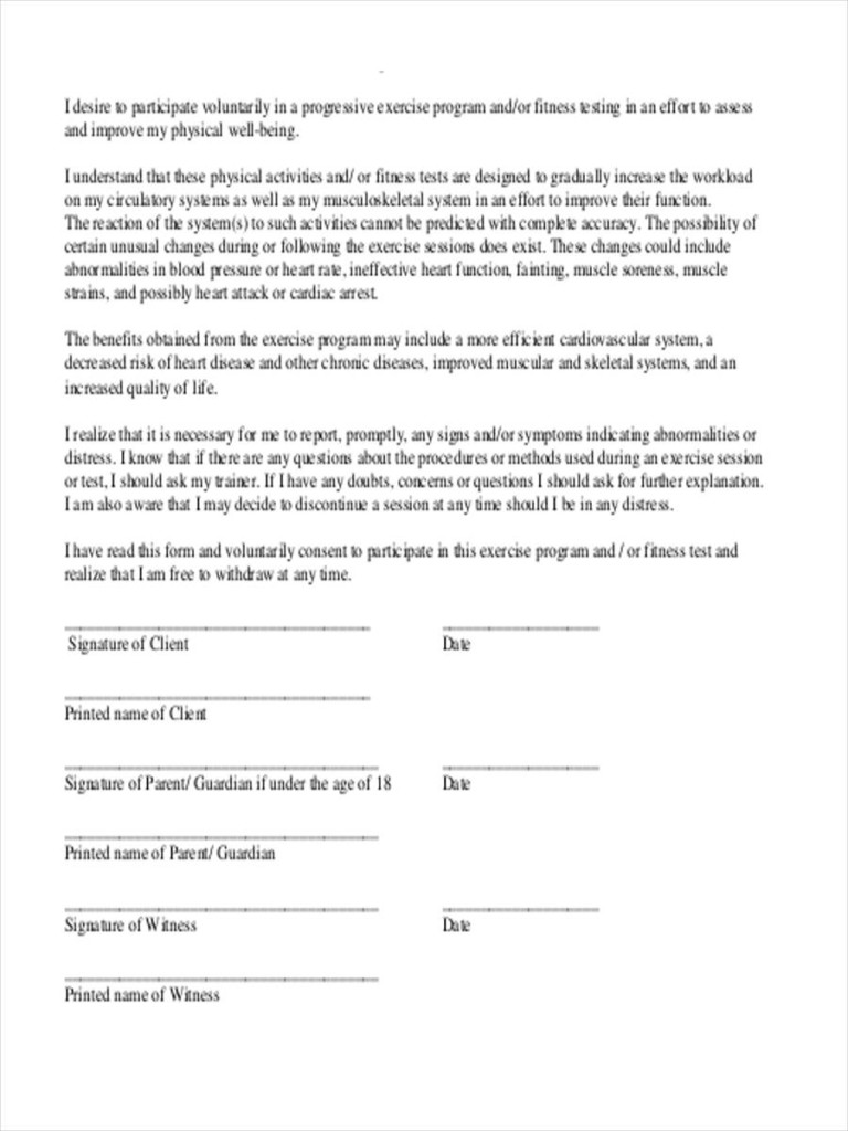 What Should A Consent Form Include
