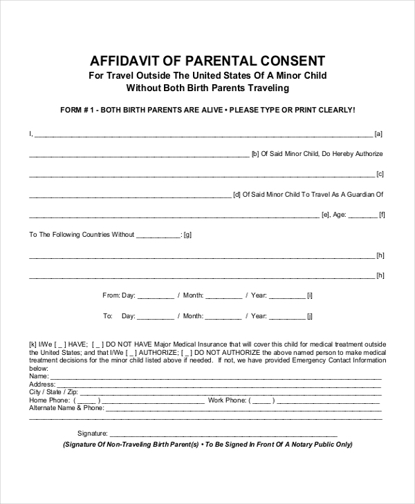 Grandparents Medical Consent Form