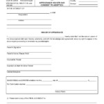 Appearance Waiver And Consent Form