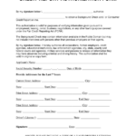 Consent Request Form