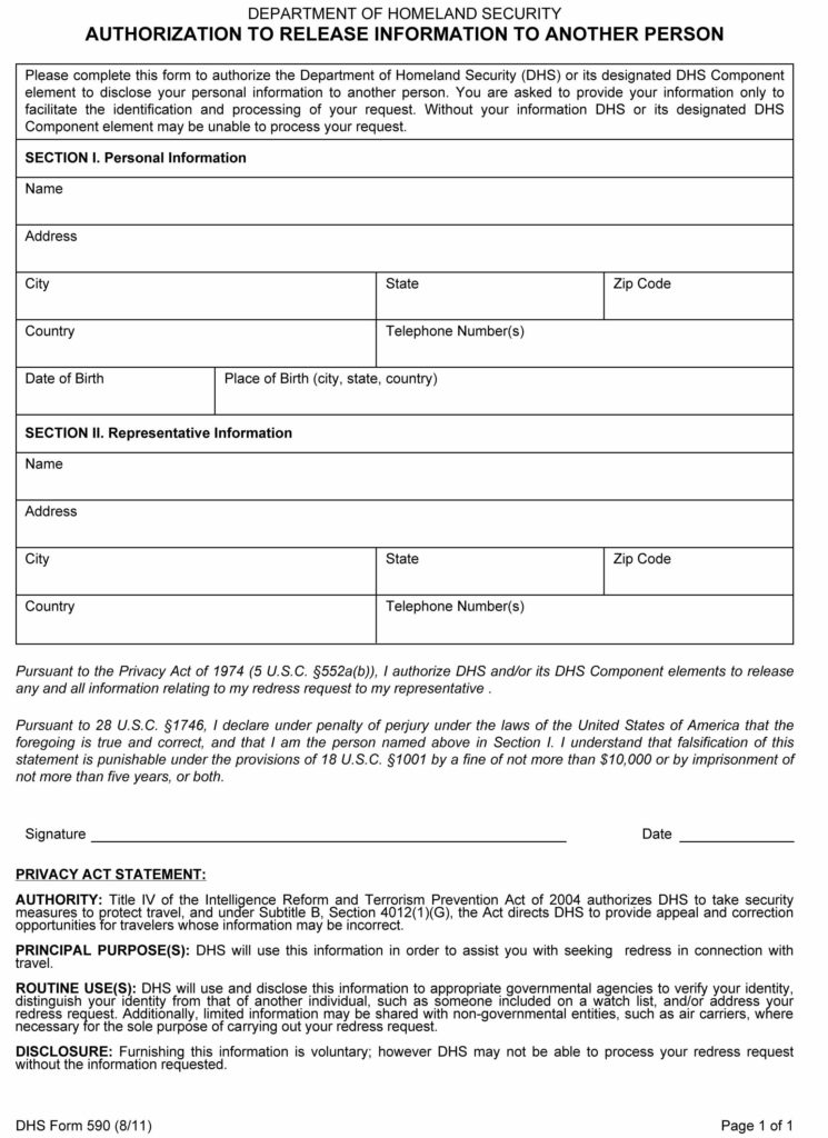 Dhs Consent Form