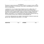 Consent Form To Use Employee Photograph