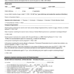 Flu Vaccine Consent Form For Adults