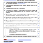 Informed Consent Form For Research