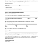 Hipaa Consent To Release Information Form