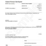 Aia Consent Of Surety To Final Payment Form