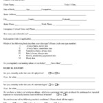 Tattoo Apprentice Consent Form