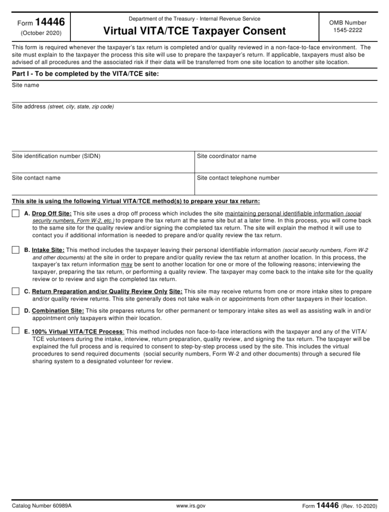Taxpayer Consent Form Irs