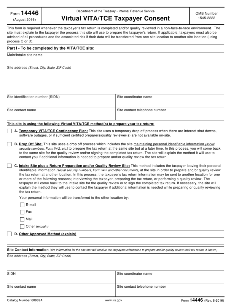 Taxpayer Consent Form Irs