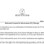 Iv Infusion Consent Form