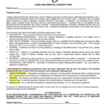 Laser Treatment Consent Form