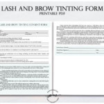 Eyebrow Wax And Tint Consent Form