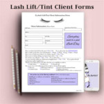 Eyelash Lift And Tint Consent Form