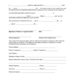 Medical Consent Forms