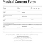 Medical Consent Authorization Form