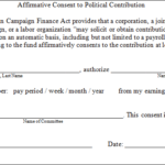 Affirmative Consent Form