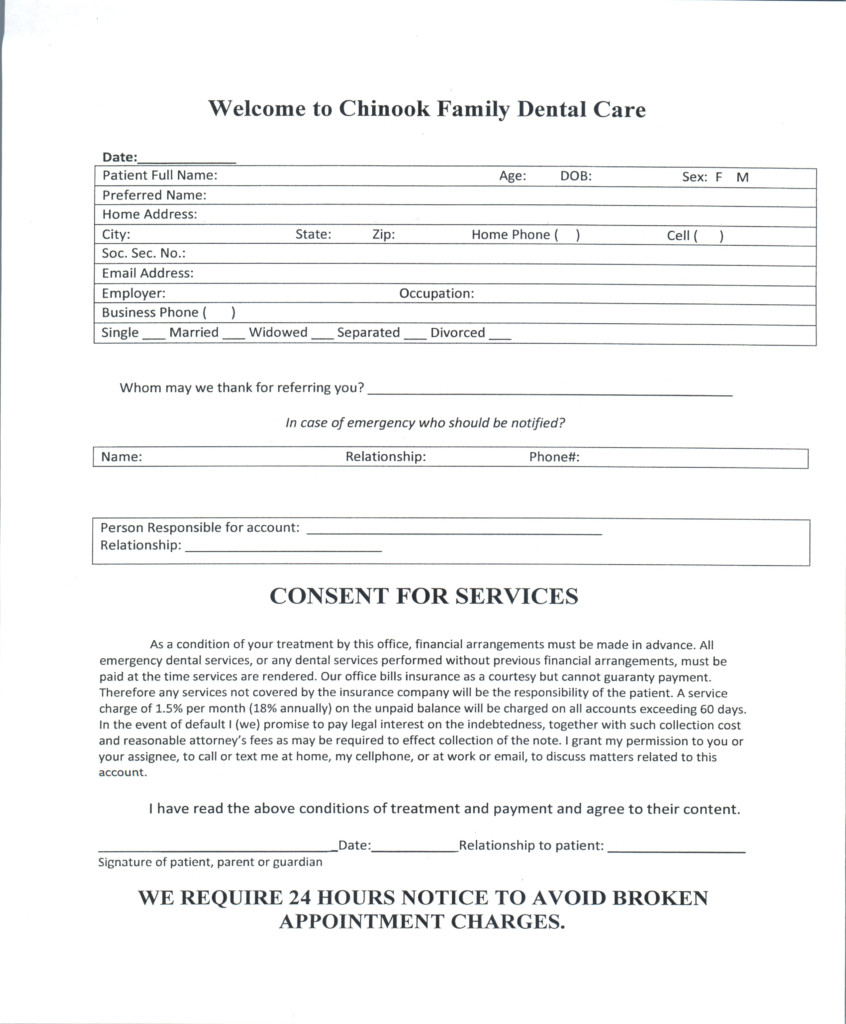 Consent To Service Of Process Form