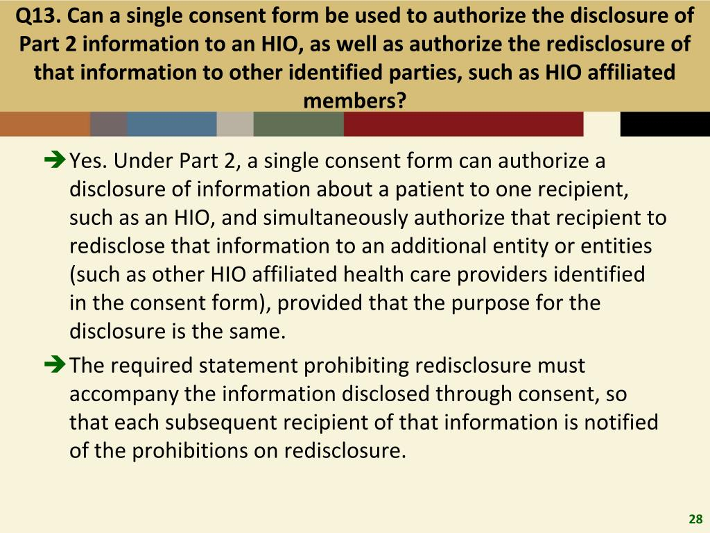 Cfr 42 Consent Form