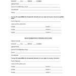 Borrowers Consent Form