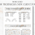 Consent Form For Nail Technician