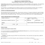 Covid Test Consent Form