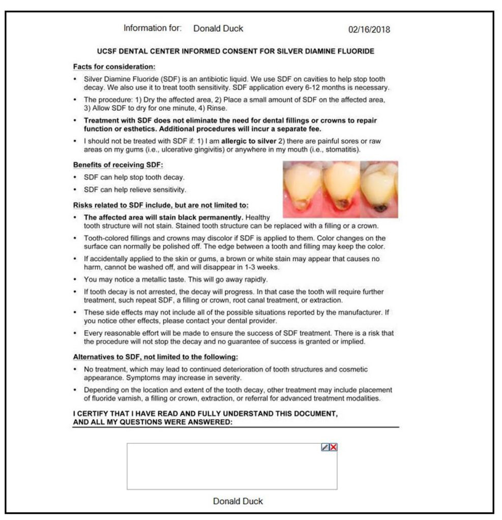 Sdf Consent Form