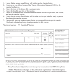 Tdap Consent Form Texas