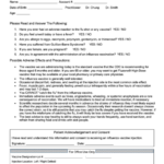 Flu Vaccine Consent Form Pdf