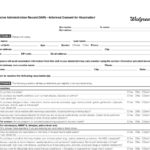 Walgreen's Vaccination Consent Form