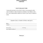 Release Consent Form