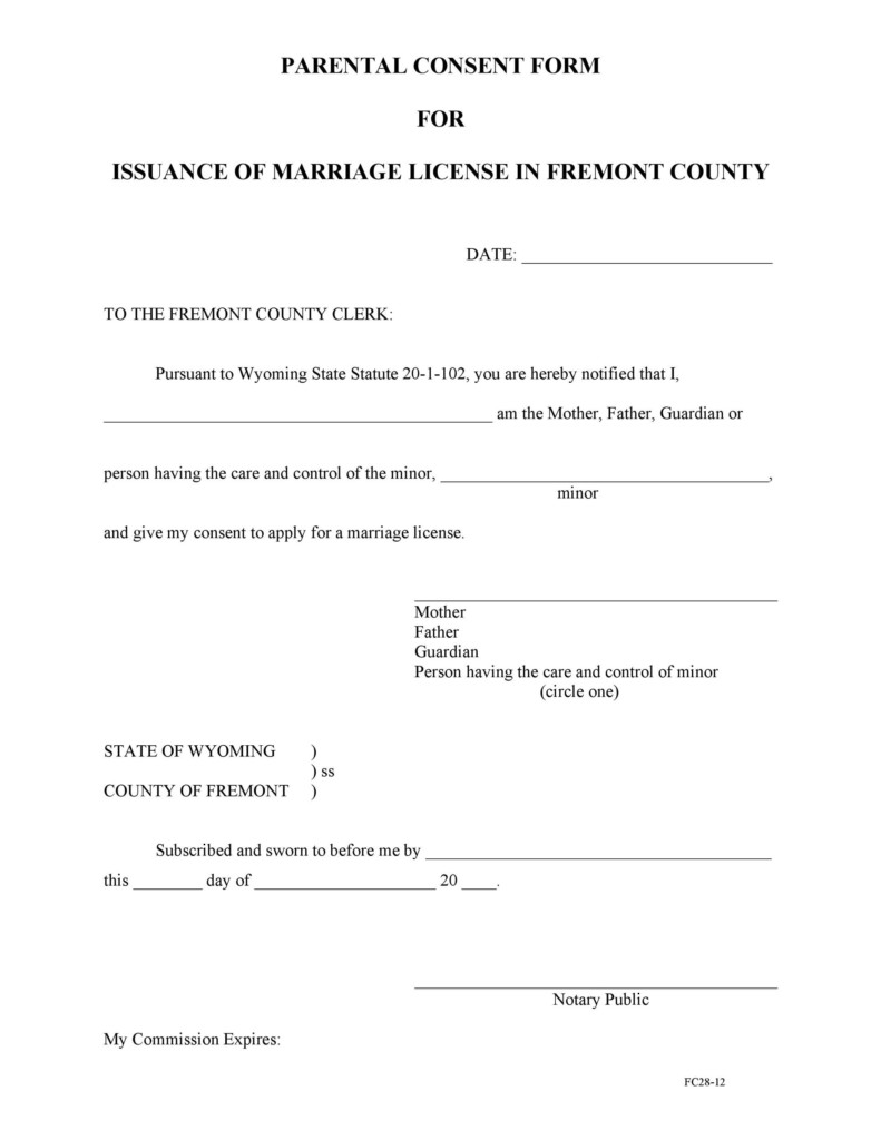 Parent Consent Form For Working Student