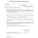 Affidavit Consent Form