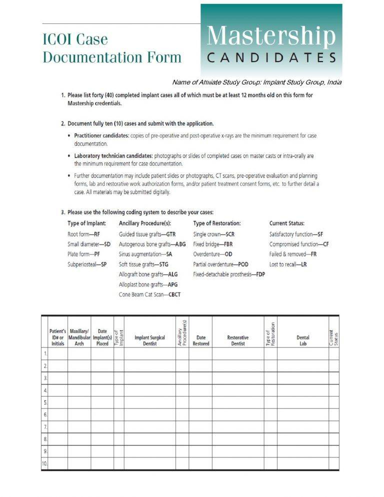 Dental Implant Crown Consent Form