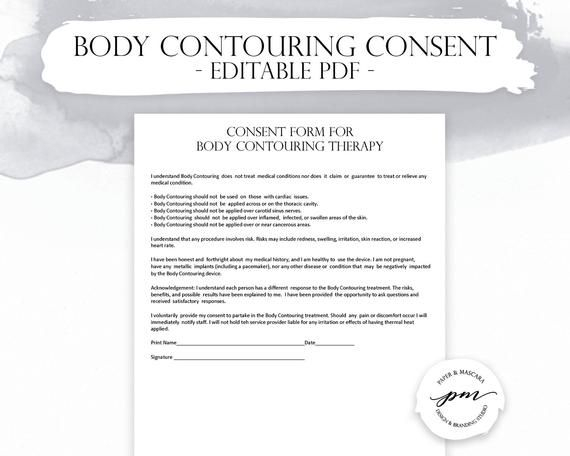 Consent Forms For Non Invasive Lipo