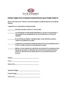 Travel Consent Form In Spanish