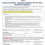 Covid Test Consent Form For Employees