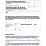 Covid Vaccine Informed Consent Form