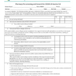 Covid 19 Immunization Screening And Consent Form