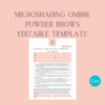 Ombre Powder Brows Consent Form