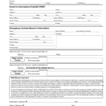 Activity Consent Form And Approval By Parents Or Legal Guardian