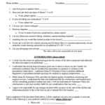 Dental Local Anesthesia Consent Form
