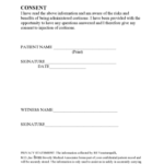 Steroid Injection Consent Form