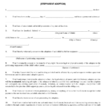 Consent To Adoption Form Arizona