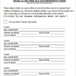Consent To Access Medical Records Form