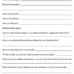 Dental Office Consent Forms